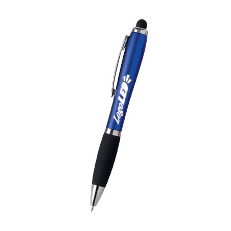 STYLO PLASTIQUE LOGOLED BLEU