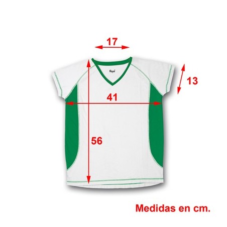 CAMISETA TECNICA ARABIA MUJER VERDE S