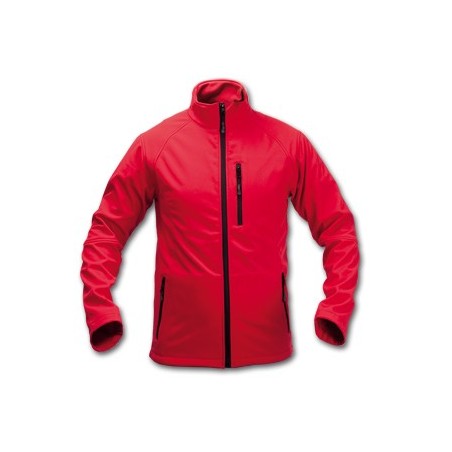 CASACO SOFT SHELL IMPERMEÁVEL VERMELHO CLUB S