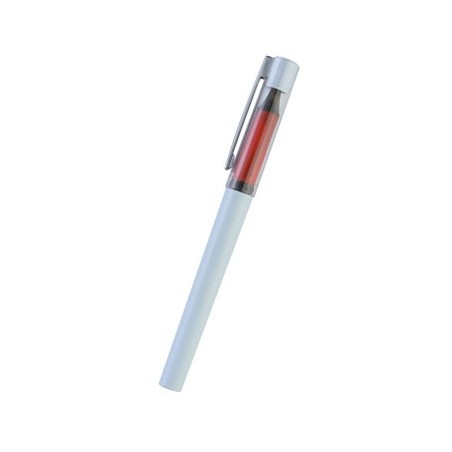 RED  PLASTIC PEN NETTI