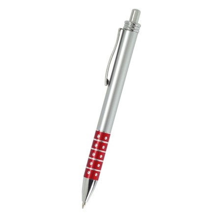 RED PLASTIC PEN DOTY