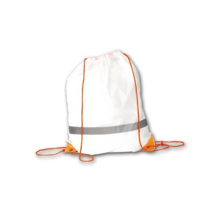 ORANGE POLYESTER BACKPACK GYMSACK