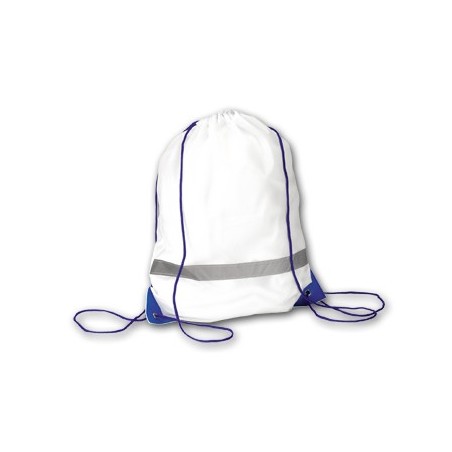 BLUE POLYESTER BACKPACK GYMSACK