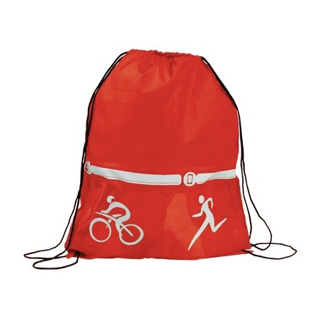 SAC À DOS TRIATLON POLYESTER IRON ROUGE