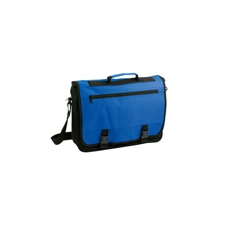 BLUE POLYESTER DOCUMENT BAG INTER