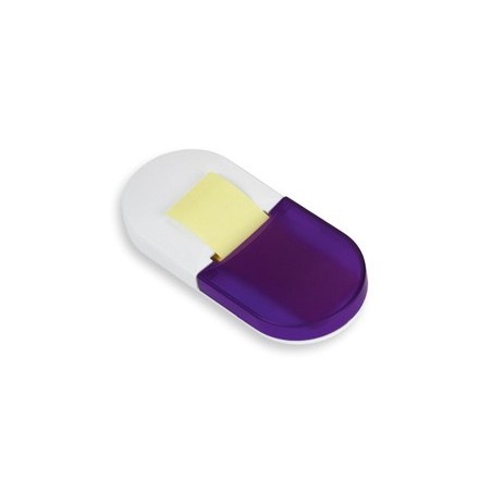 STICKY NOTES HOLDER GREAT PILL PURPLE AND WHITE COLOUR