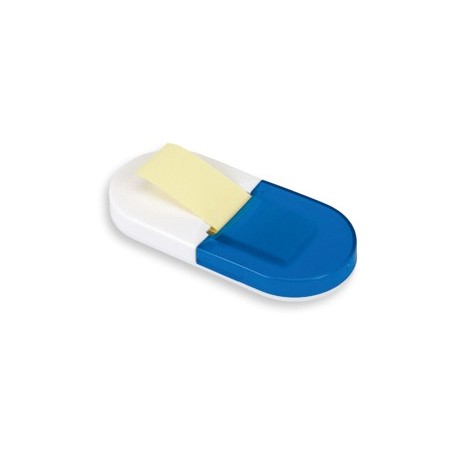 STICKY NOTES HOLDER GREAT PILL BLUE AND WHITE COLOUR