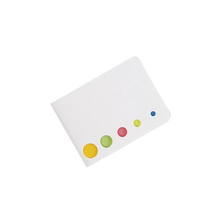 WHITE STICKY NOTEPAD ABALON