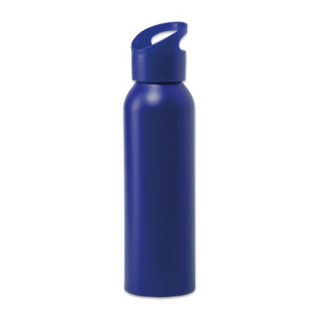 BLUE ALUMINIUM BOTTLE 600ML RUNTEX