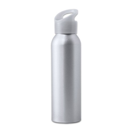 SILVER ALUMINIUM BOTTLE 600ML RUNTEX