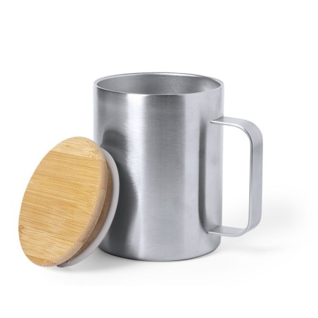 STAINLESS-STEEL/BAMBOO MUG RICALY