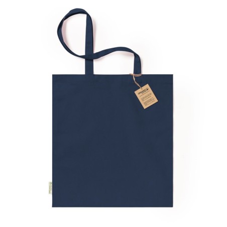 BOLSA 100% ALGODÃO ORGÂNICO KLIMBOU AZUL MARINHO