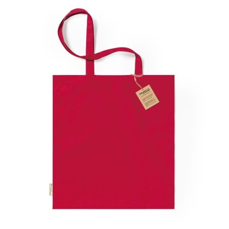 BOLSA 100% ALGODÃO ORGÂNICO KLIMBOU VERMELHO