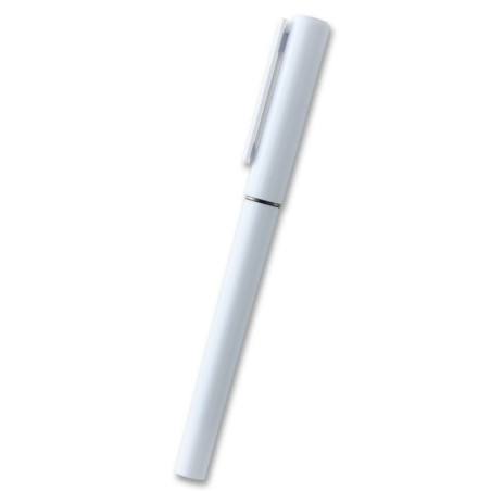 STYLO ROLLER EN PLASTIQUE OKARA BLANC