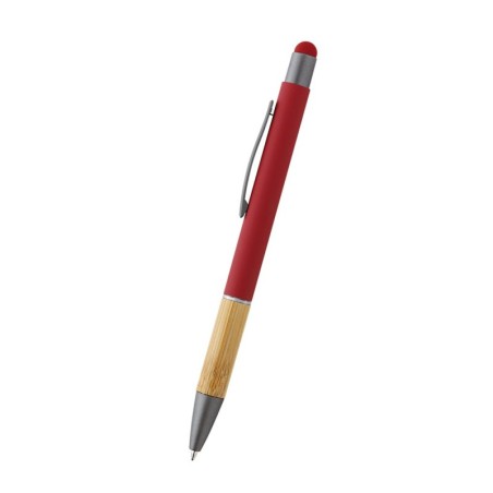 STYLO À BILLE EN ALUMINIUM BENTON ROUGE