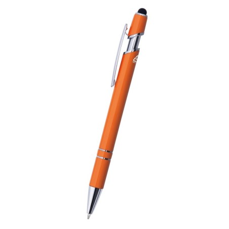 ORANGE RECYCLED-ALUMINUM PEN BUTIT