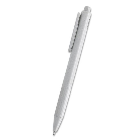 RECYCLED-PLASTIC PEN TETRA WHITE