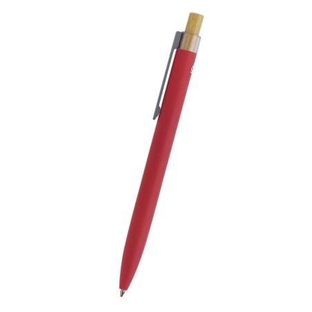 STYLO À BILLE EN ALUMINIUM RECYCLÉ HALSER ROUGE