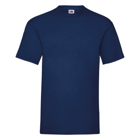 NAVY BLUE 100% COTTON SHORT-SLEEVED T-SHIRT ORIGINAL COLOUR MAN- 3XL