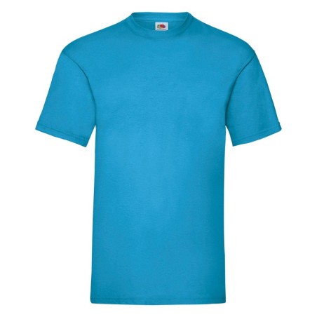 T-SHIRT 100 % COTON MANCHES COURTES ORIGINAL COULEUR HOMME CYAN- 3XL