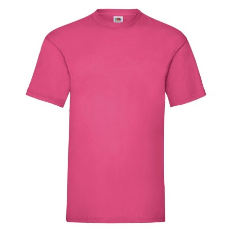 T-SHIRT 100 % COTON MANCHES COURTES ORIGINAL COULEUR HOMME FUCHSIA- 3XL