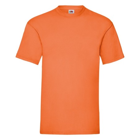 T-SHIRT 100 % COTON MANCHES COURTES ORIGINAL COULEUR HOMME ORANGE- 3XL