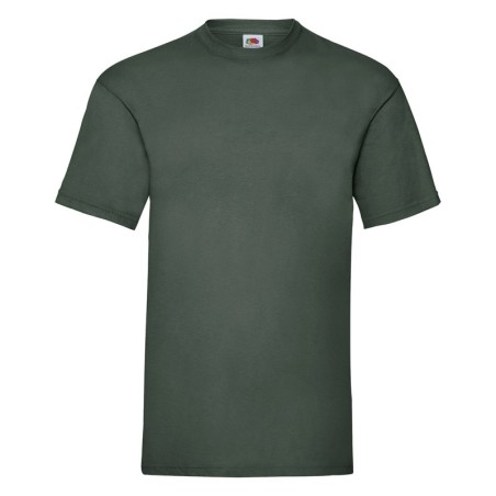 T-SHIRT 100 % COTON MANCHES COURTES ORIGINAL COULEUR HOMME VERT FONCÉ- 3XL