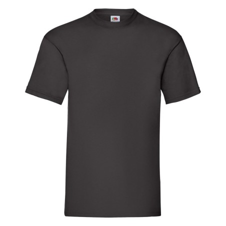 T-SHIRT 100 % COTON MANCHES COURTES VALUE T HOMME COULEUR NOIR- 3XL