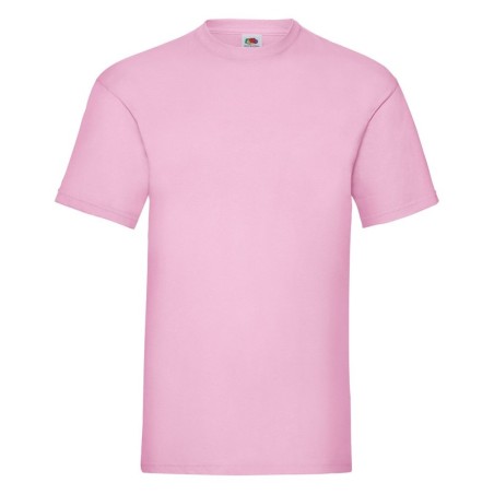 T-SHIRT 100 % COTON MANCHES COURTES VALUE T HOMME COULEUR ROSE- 3XL