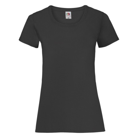 CAMISA 100% ALGODAO MANGA CURTA VALUE T MULHER COR PRETO- L