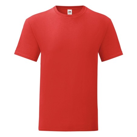 CAMISA 100% ALGODAO MANGA CURTA ICONIC HOMEM COR VERMELHO- 3 XL