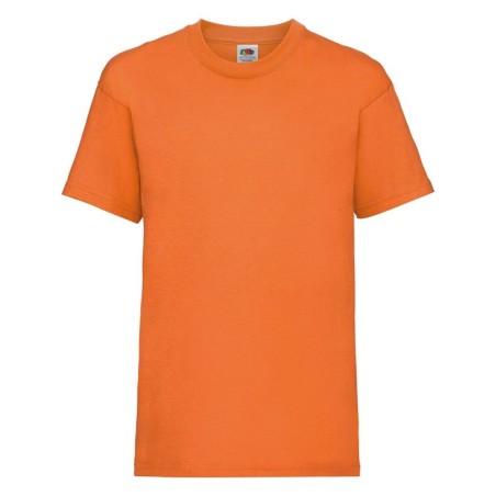 T-SHIRT 100 % COTON MANCHES COURTES VALUE T ENFANT COULEUR ORANGE-12-13