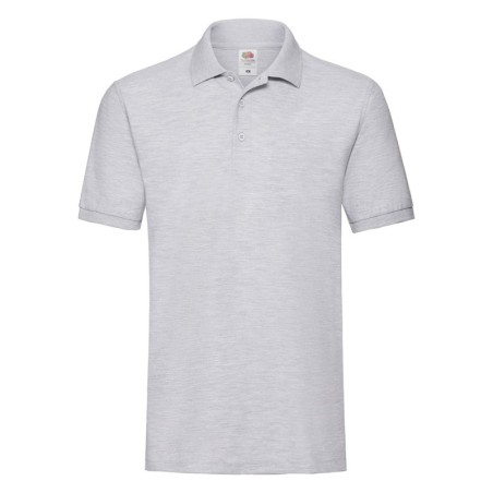 POLO MANCHES COURTES POLO PREMIUM HOMME GRIS- 3XL