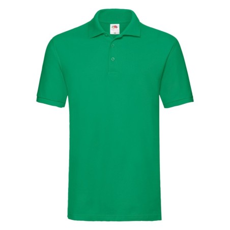 POLO MANCHES COURTES POLO PREMIUM HOMME VERT- 3XL