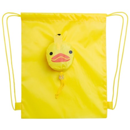 YELLOW CHILDREN S FOLDABLE BAG KISSU