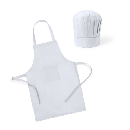 WHITE NON-WOVEN CHILDREN S APRON LEGOX