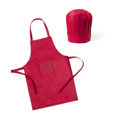 TABLIER TEXTILE NON TISSÉ POUR ENFANTS LEGOX ROUGE