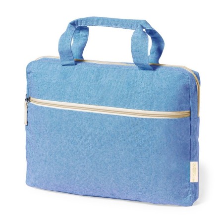 BLUE RECYCLED-COTTON BACKPACK BAIPLUR