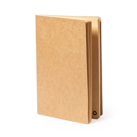 RECYCLED-CARDBOARD NOTEBOOK RAYISH