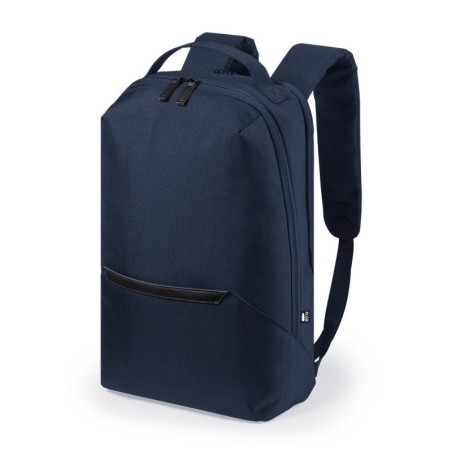 SAC À DOS ANTI-VOL POLYESTER RPET 600D ELANIS BLEU