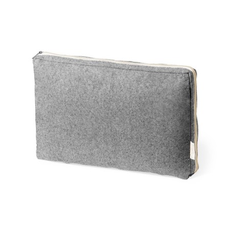 BLACK RECYCLED-COTTON COMPUTER SLEEVE DRIVEN