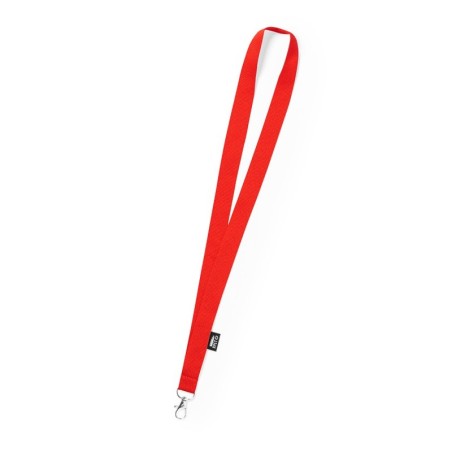 RED RPET LANYARD LORIET