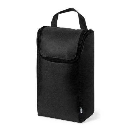 BLACK RPET-POLYESTER SHOE BAG HELANOR