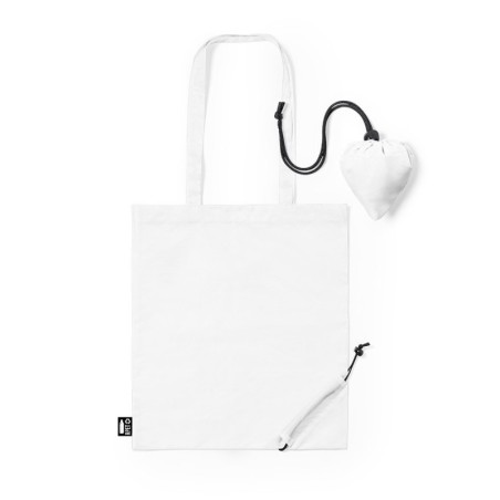 WHITE FOLDABLE RPET BAG LULU