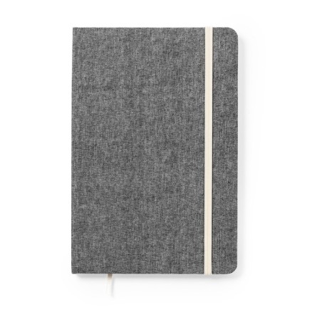 BLACK RECYCLED-COTTON NOTEPAD CHANCY