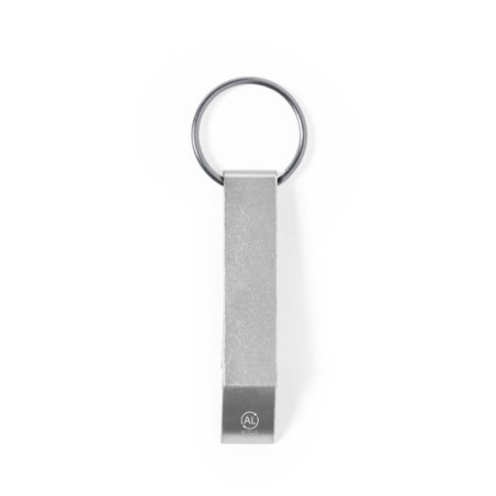 NATURAL RECYCLED-ALUMINUM KEYRING MIXE