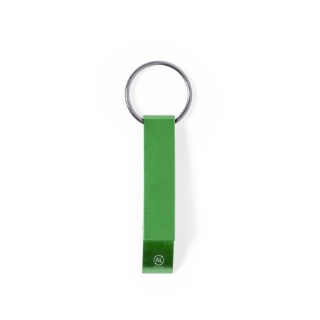 PORTE-CLÉS ALUMINIUM RECYCLÉ MIXE VERT