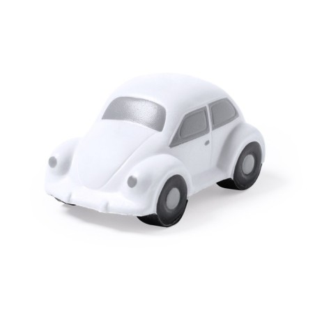 WHITE CAR STRESS TOY DOZGU