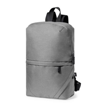 GREY TOP-CLOSING RPET BACKPACK BRONUL