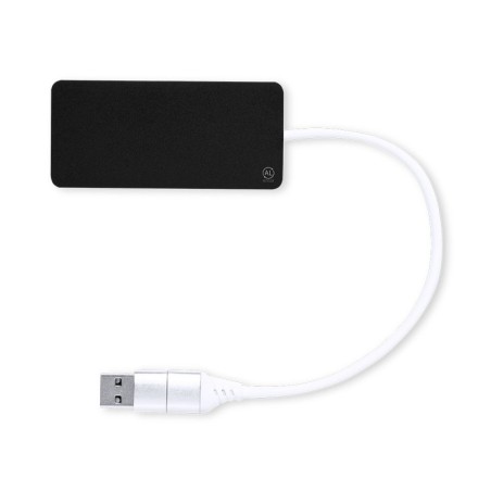 PUERTO USB ALUMINIO RECICLADO KALAT NEGRO